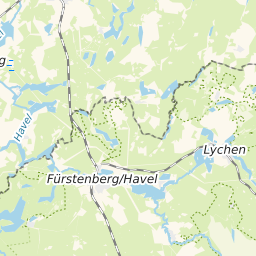 Seenplatte karte mecklenburger paddeln Kanu Basis